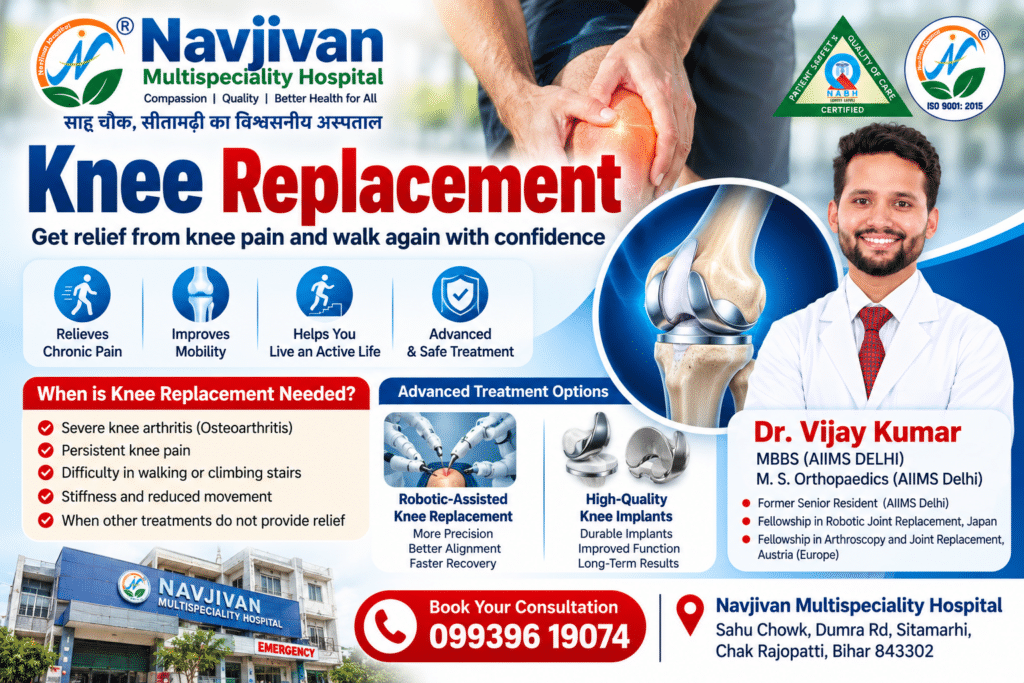knee replacement surgeon in sitamarhi